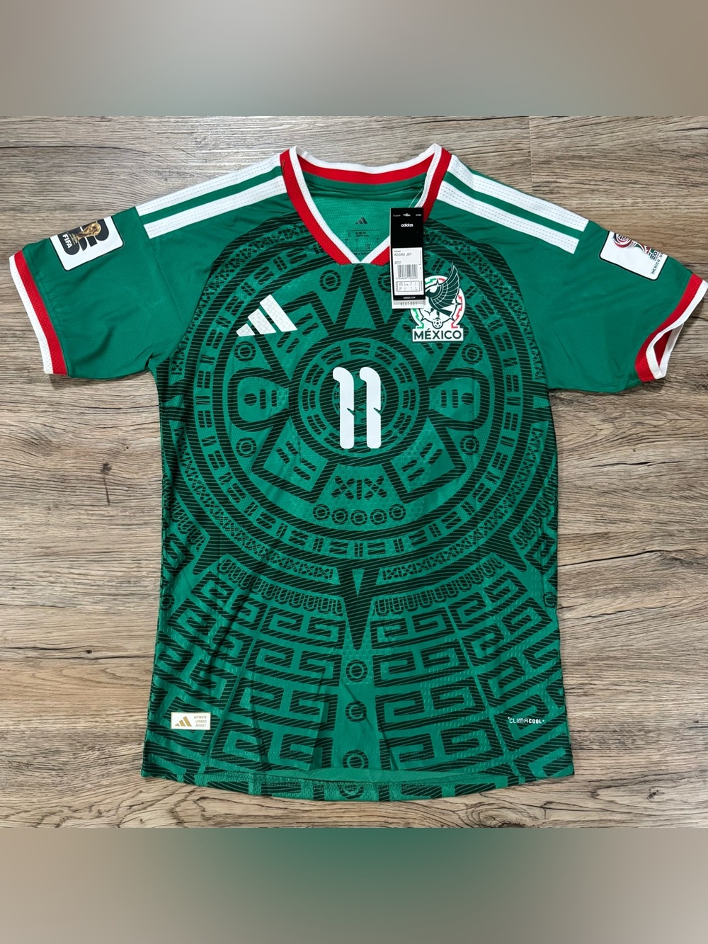 Mexico S. Gimenez #11 FIFA 2026 World Cup Home Jersey - Large, Player Edition